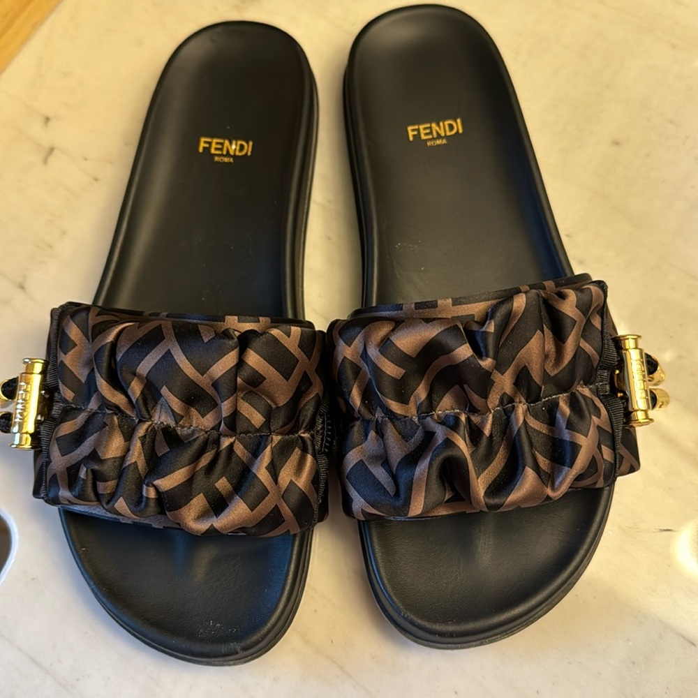 Fendi Roma Slides